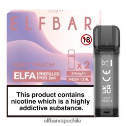 Comprar Vape Elf Bar - ELFBAR ELFA cápsula precargada (paquete de 2) durazno jugoso Z8PRPD125