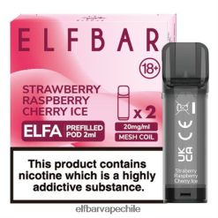 Elf Bar Precio - ELFBAR ELFA cápsula precargada (paquete de 2) fresa frambuesa cereza hielo Z8PRPD129