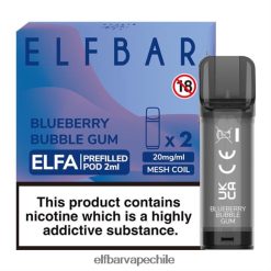Sabor Elf Bar - ELFBAR ELFA cápsula precargada (paquete de 2) chicle de arándanos Z8PRPD126