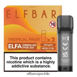 Sabor Elf Bar - ELFBAR ELFA cápsula precargada (paquete de 2) fruta tropical Z8PRPD120