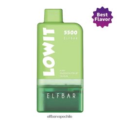 Sabor Elf Bar - ELFBAR LOWIT 5500 kit de cápsulas precargadas kiwi maracuyá vaina de guayaba + batería verde Z8PRPD372