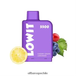 Sabor Elf Bar - ELFBAR LOWIT 5500 vaina precargada limonada de uva cereza Z8PRPD384